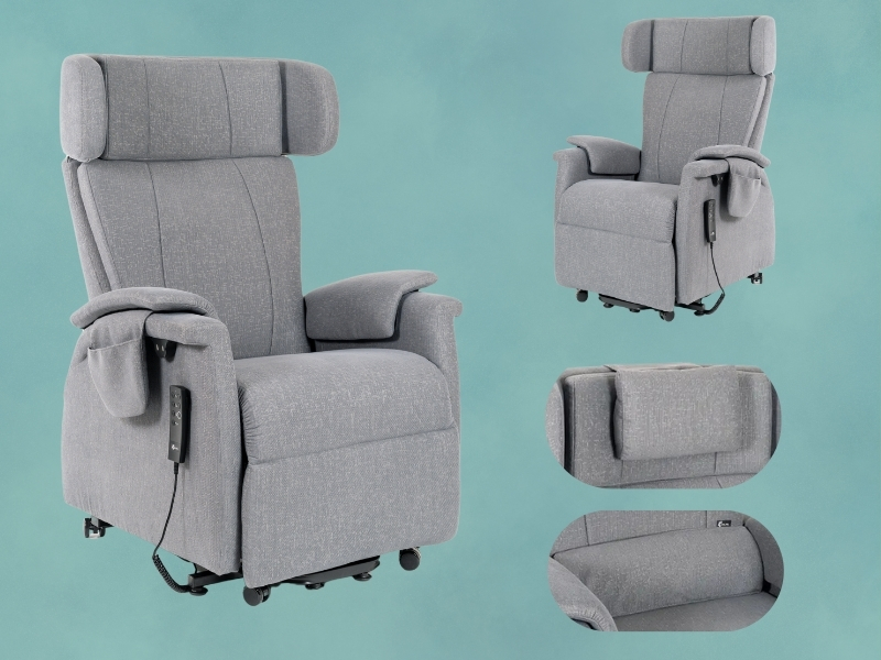 Eine Abbildung von Saljol Pflegesesseln und dazugeh&ouml;rigen Extras